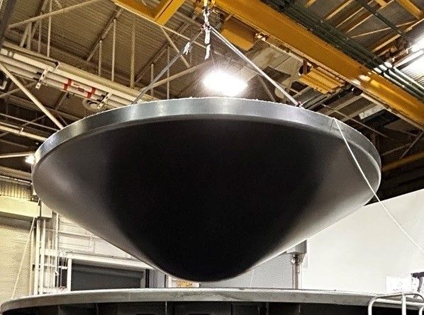 Conical black casing that for rotorcraft to fit inside
