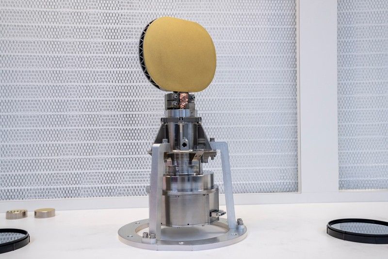 The scanning mirror and data processing unit of Europa Clipper’s imaging spectrometer instrument, called MISE, are critical to determining the habitability of the ocean that likely resides beneath Europa’s surface.