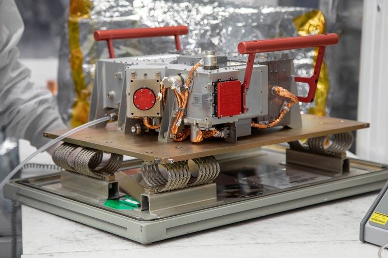 The ultraviolet spectrograph will collect ultraviolet light and create images to help determine the composition of Europa’s atmospheric gases and surface materials