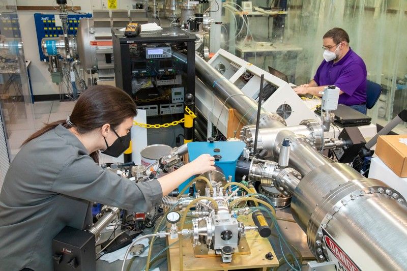 Scientists put Europa Clipper’s ultraviolet spectrograph through its final calibrations prior to shipment to NASA’s Jet Propulsion Laboratory.