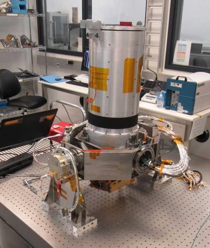 An engineering (non-flight) model of the EIS narrow-angle camera