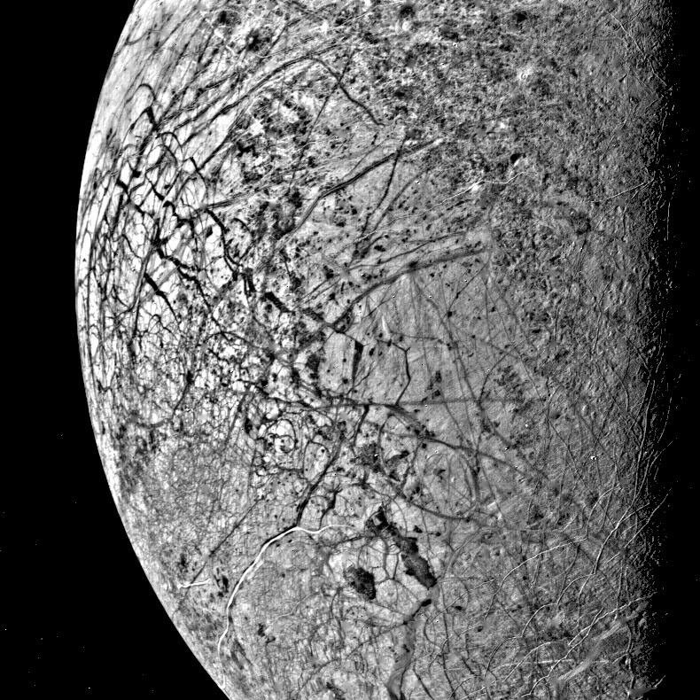
			Europa's Fractured Surface - NASA Science			