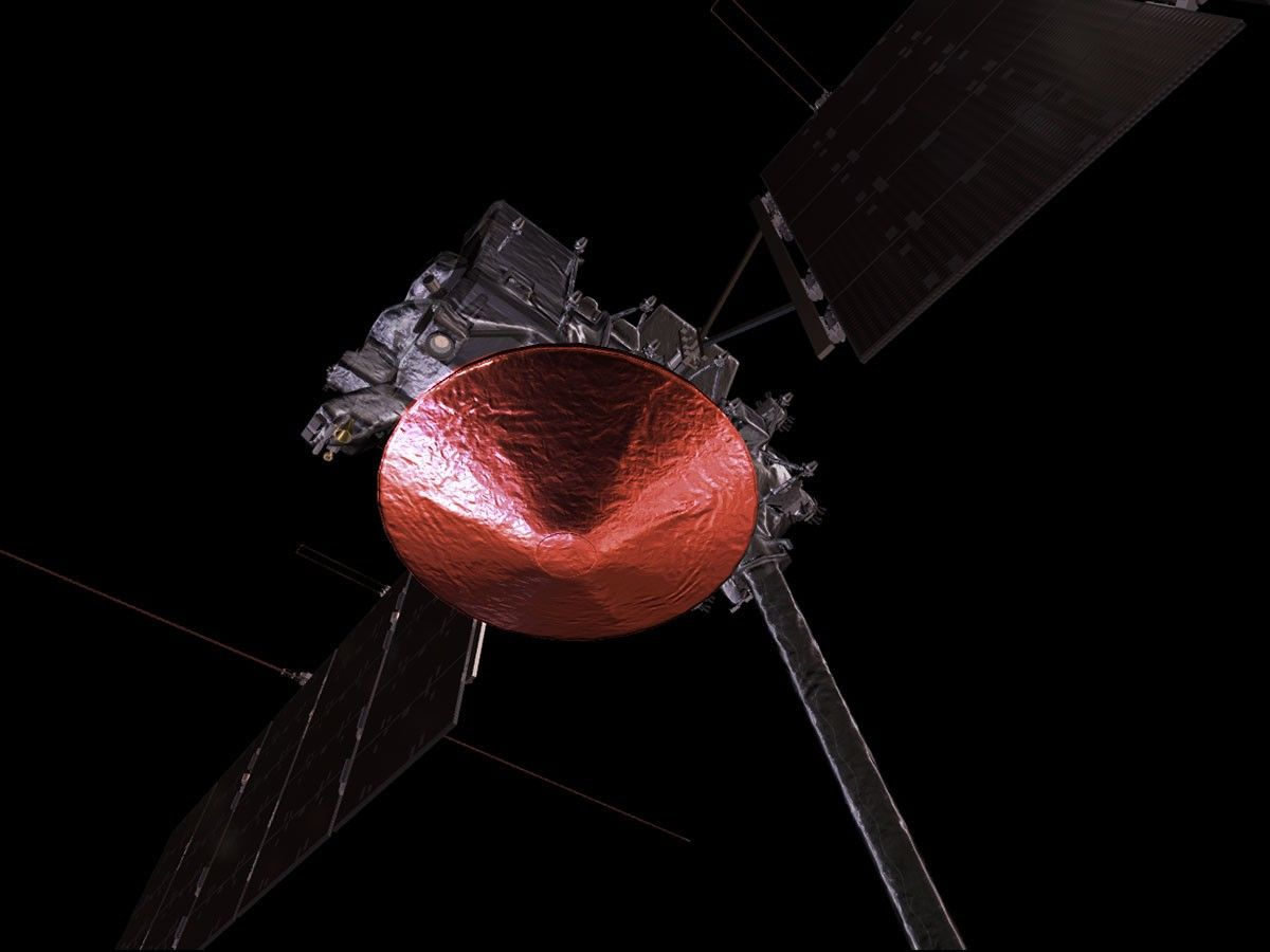 Image of Clipper model highlighting the antenna.
