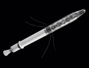 Explorer 1 Model With Cutaway Showing Science Components