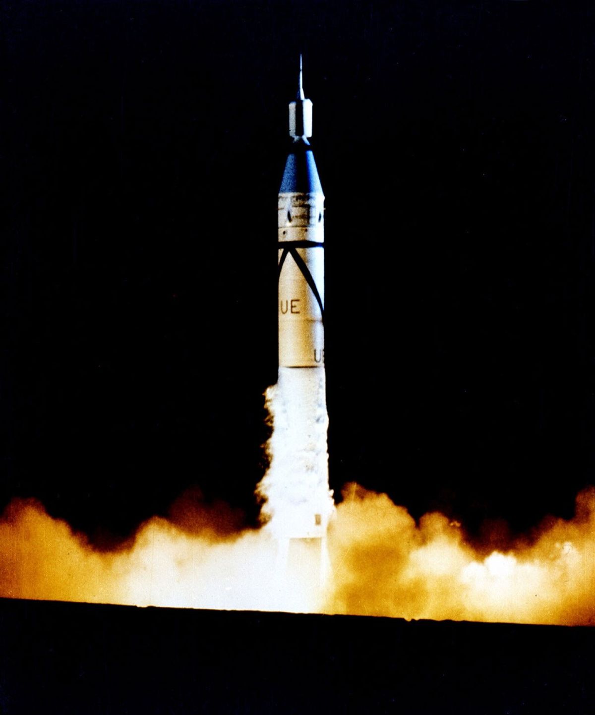 Juno I launch vehicle carrying Explorer 1