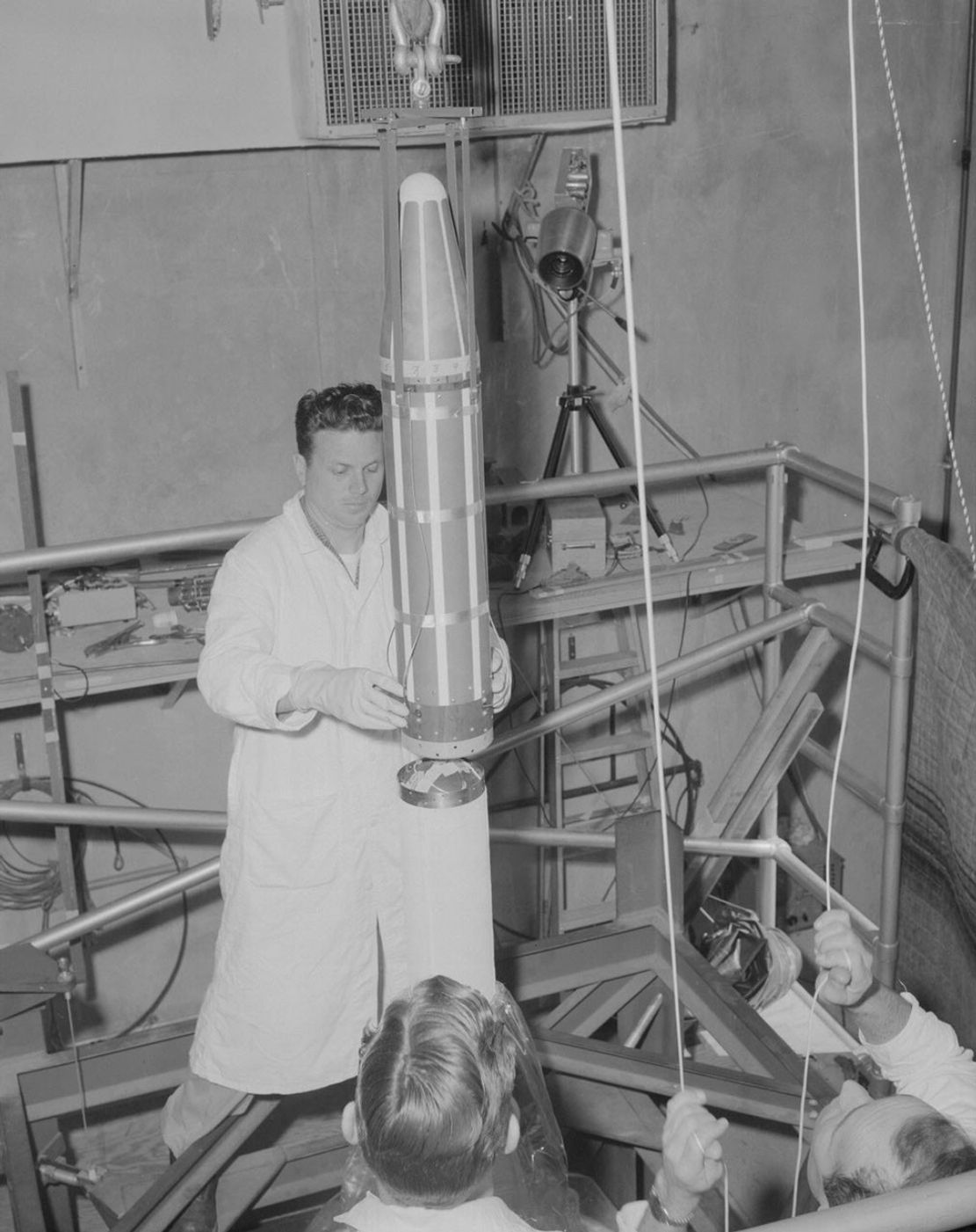 Technicians Install Explorer 1