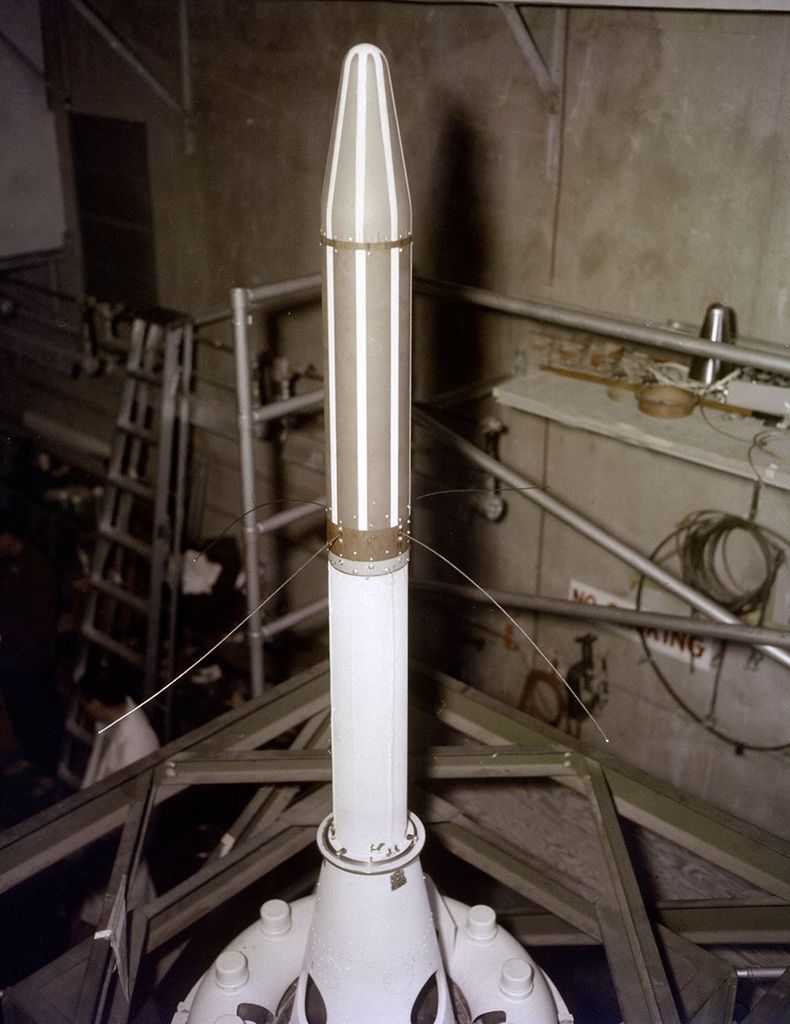 Explorer 1 Mated to Jupiter-C