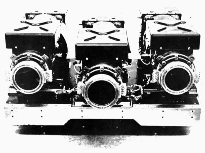 Landsat 1’s Return Beam Vidicon (RBV) cameras, built by RCA.