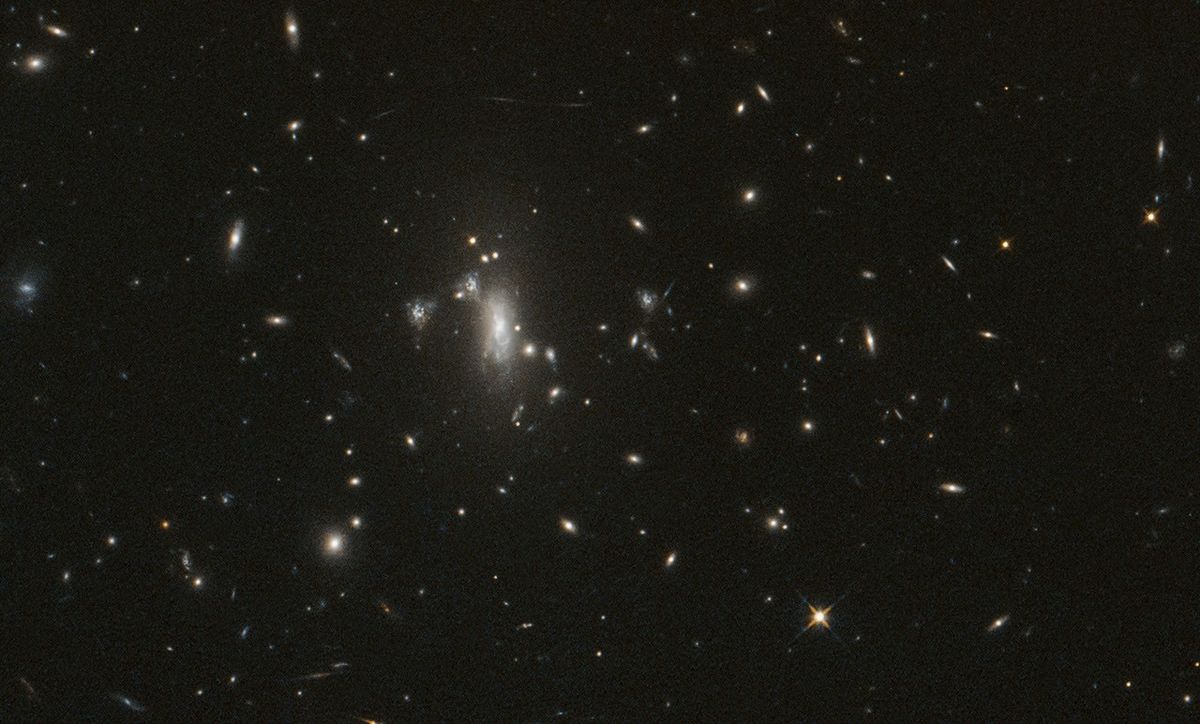 NASA’s Hubble Seeks Lensed Supernova, Marks 200,000 Orbits