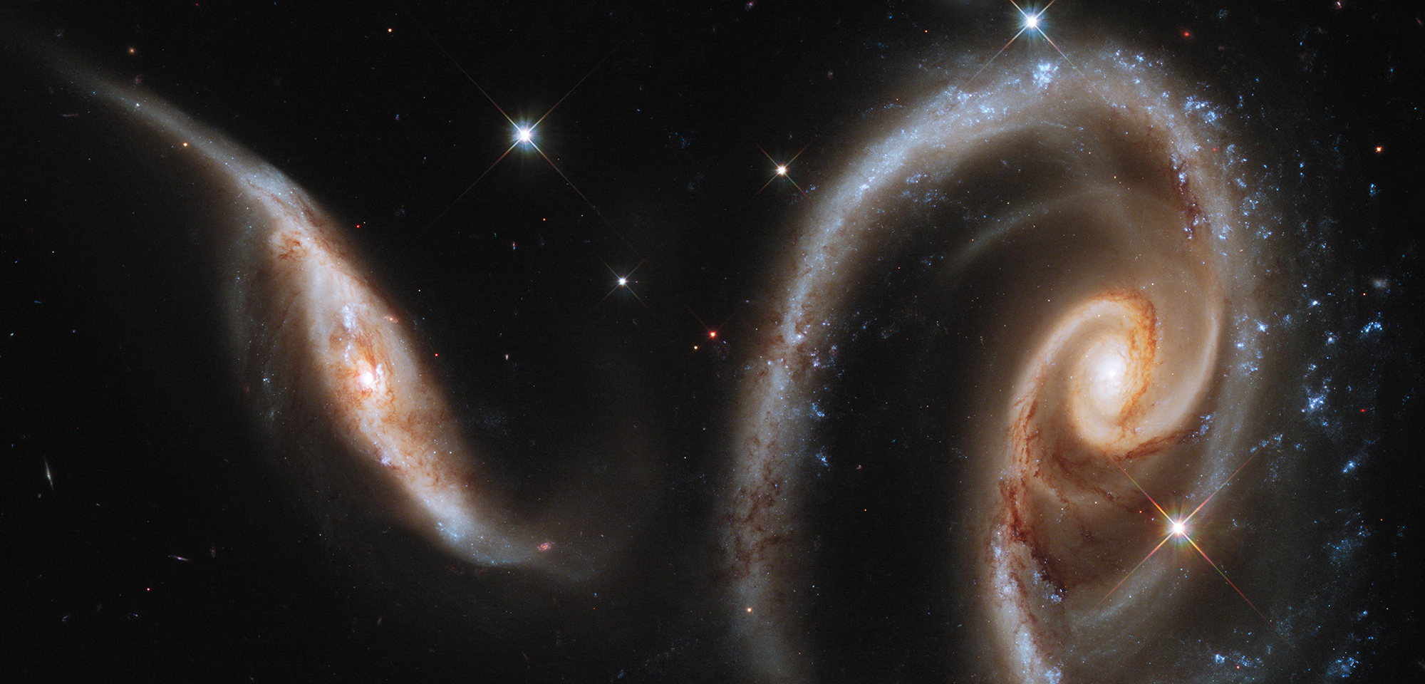 Interacting Galaxies Arp 273