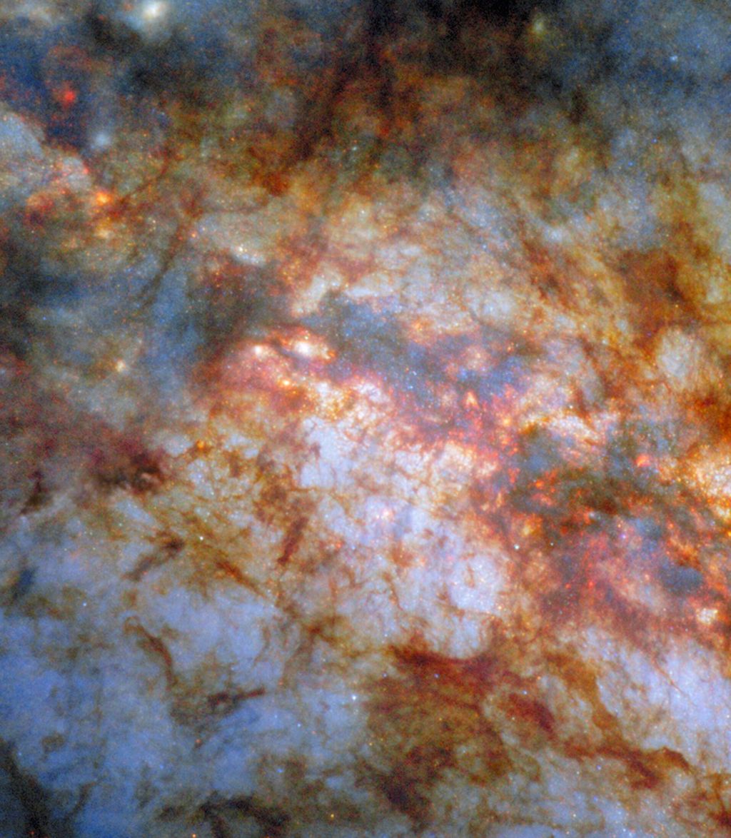 Hubble Images Celestial Cigar’s Smoldering Heart