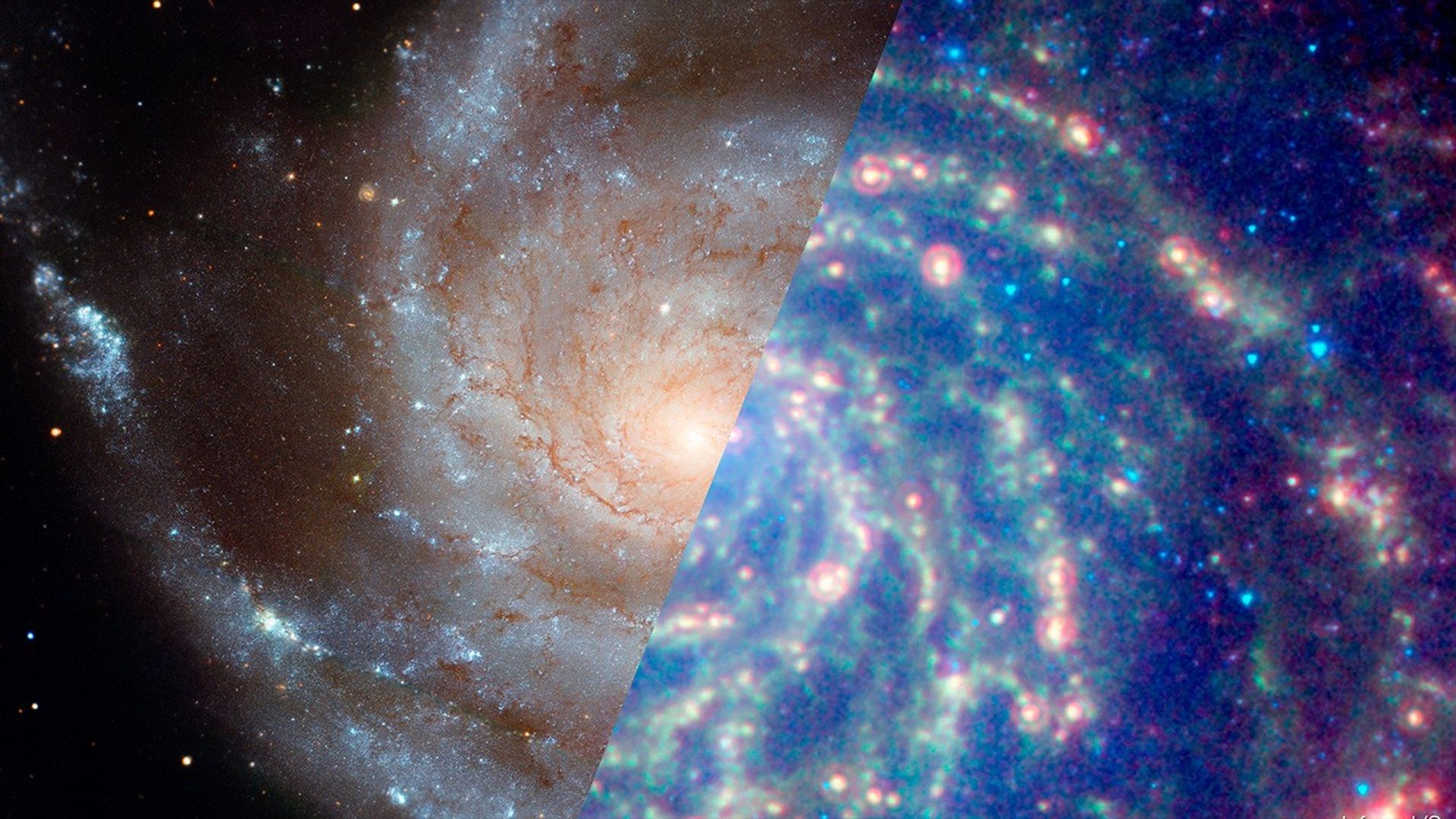 Pinwheel Galaxy (M101): Visible, Infrared, and X-ray Views