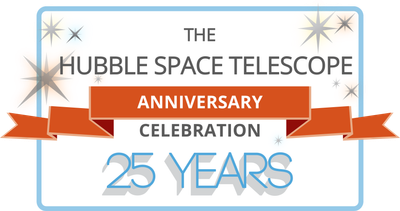 Hubble 25th Anniversary Logo Patch
