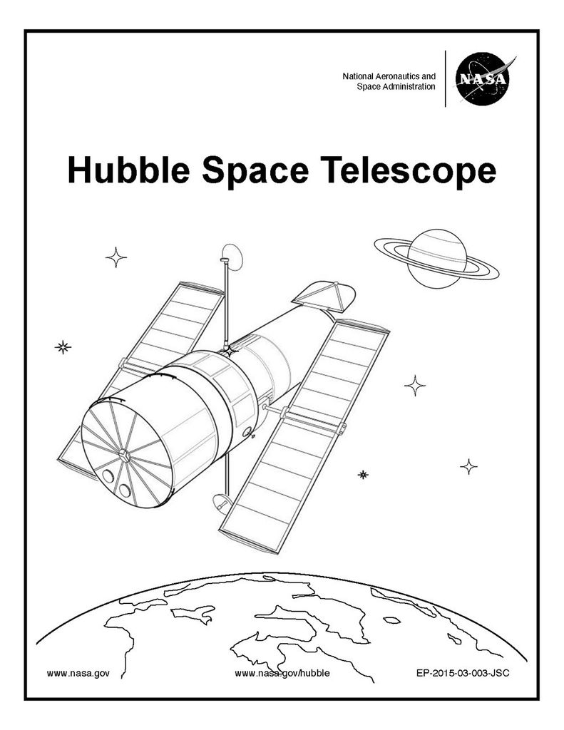 Hubble Space Telescope Activity Workbook Cover