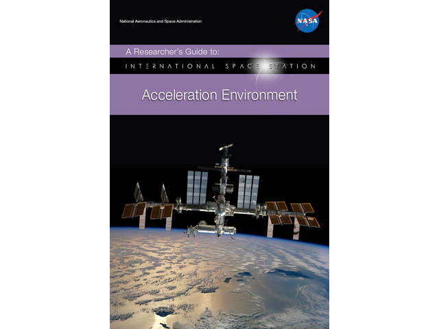 E-book cover with an image of Earth filling the bottom third of the image and ISS orbiting above it.