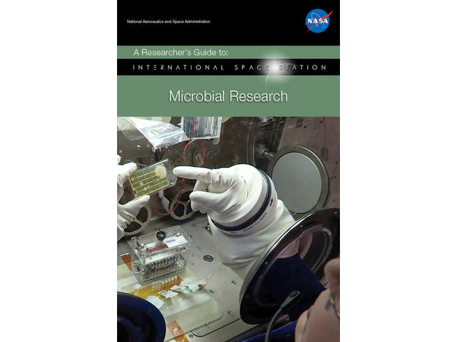 Astronaut Dr. Peggy Whitson evaluates microbial growth on a surface sample kit (SSK) contact slide within the microgravity science glovebox (MSG) as part of the Genes in Space-3 investigation. The SSK contact slides are used as part of the Crew Health Care System’s routine microbial monitoring of the ISS. In a spaceflight first, Dr. Whitson collected cells from the colonies and placed them into miniPCR for DNA extraction and gene amplification. Following this, she used the MinION (not shown) to sequence the DNA amplified from these organisms. The identifications obtained onboard the ISS matched those determined on the ground following nominal processing of the returned SSK slide. This marked the first time unknown organisms were collected, cultured, and identified off Earth.