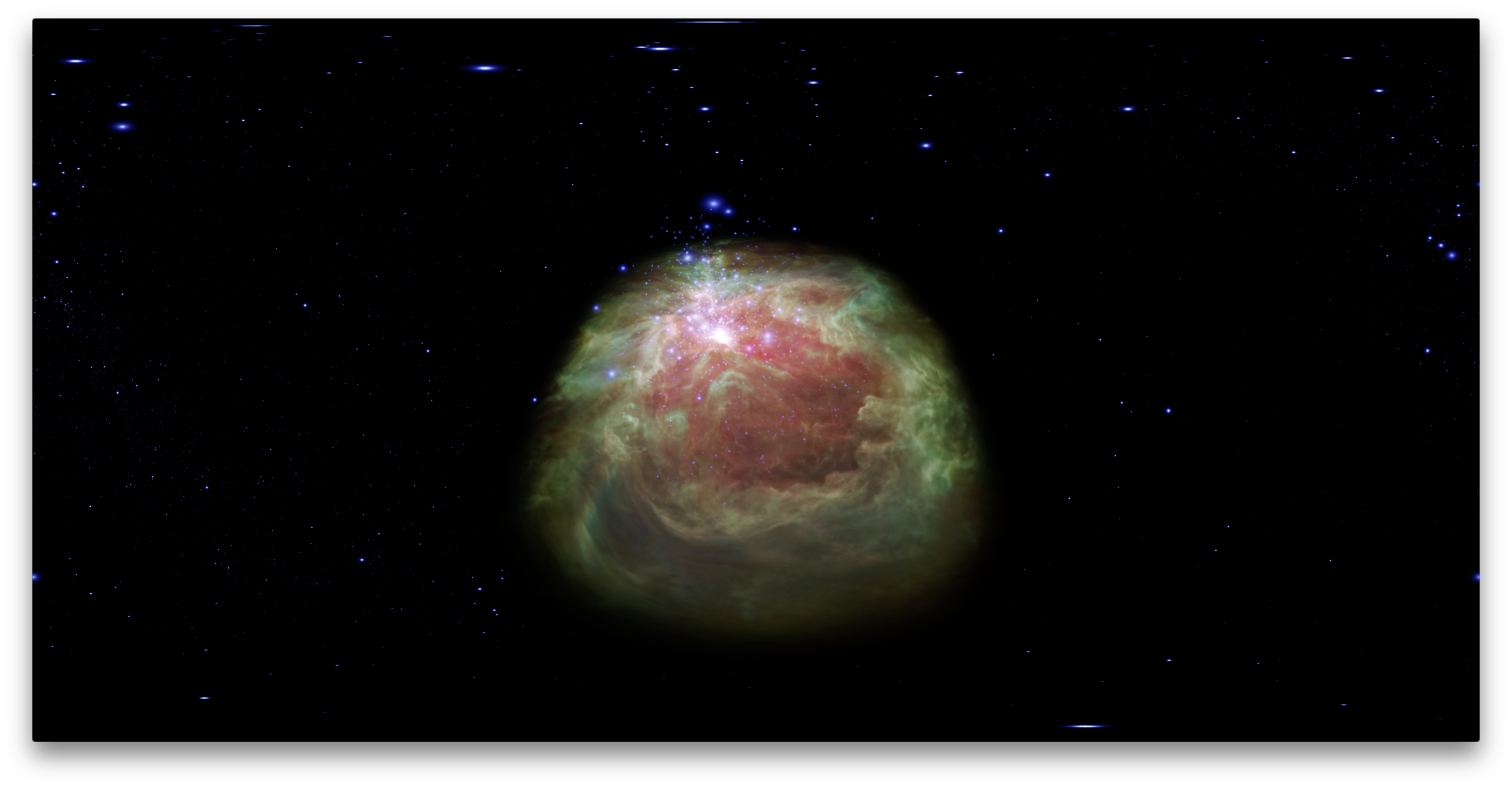 
			Flight Through the Orion Nebula in Infrared Light (360 Video) - NASA Science			