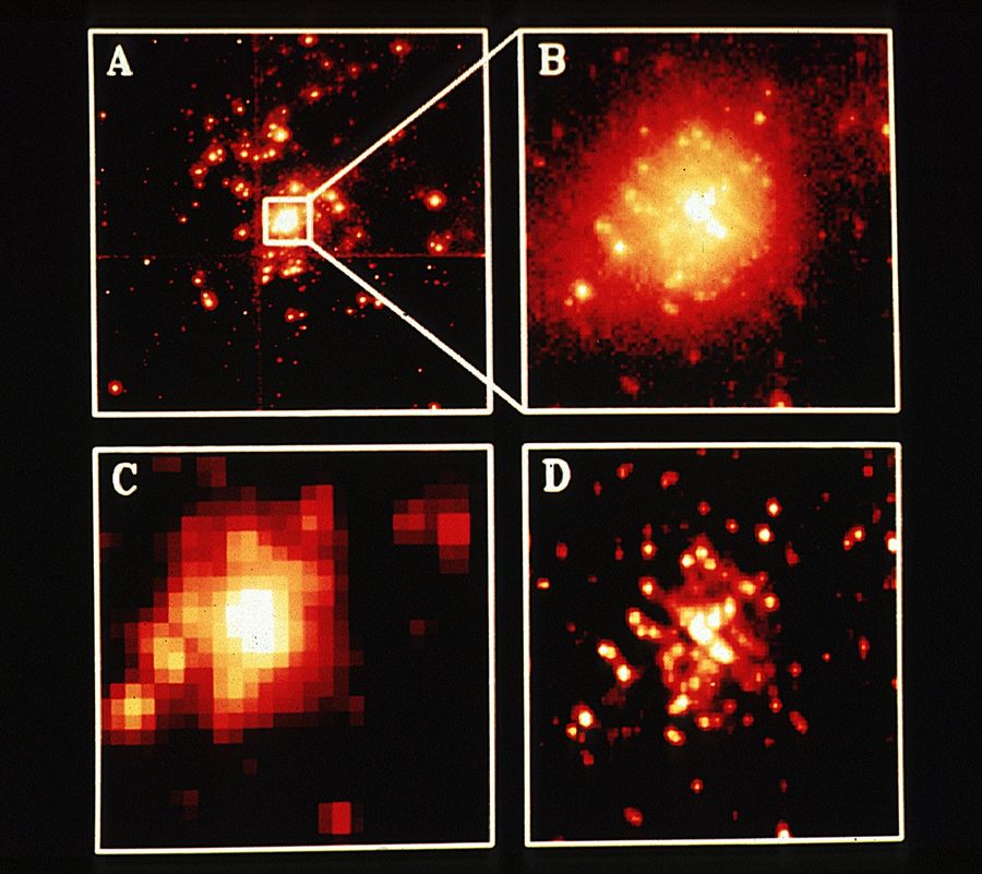 HST and Ground-Based Telescope Photo of 30 Doradus
