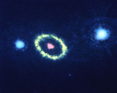 Gaseous Ring Around Supernova 1987A