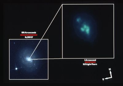NGC 1068 and Nuclear Region – Wide Field/Planetary Camera