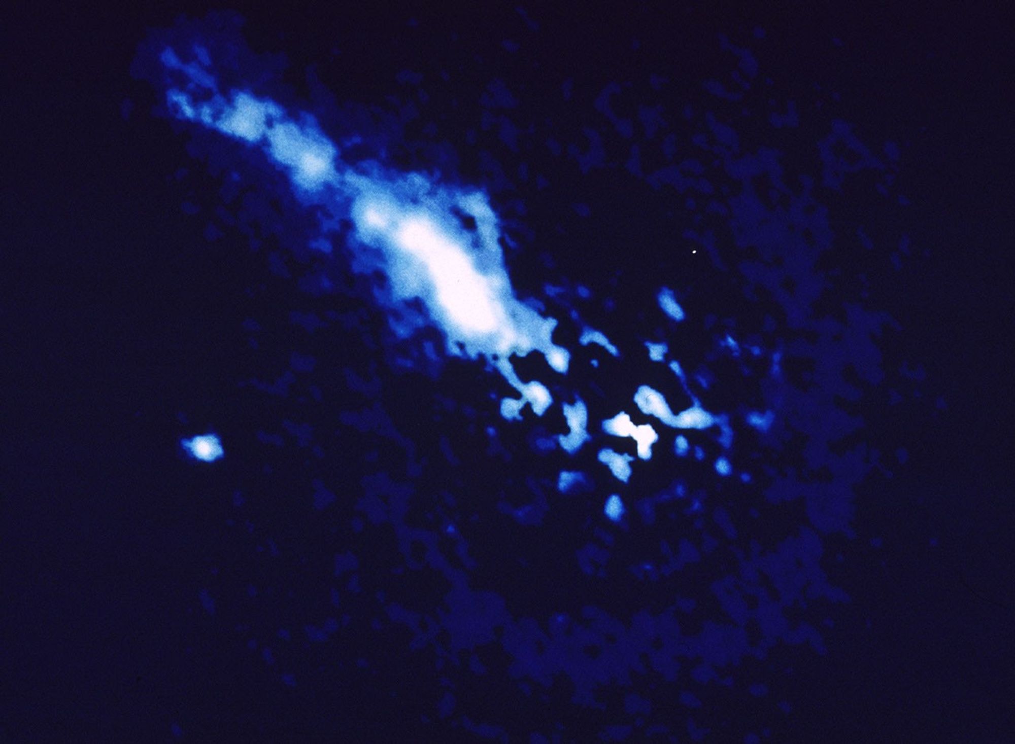 Braided Galactic Jet