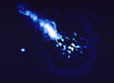 Braided Galactic Jet