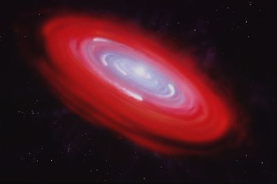Artist’s Illustration of Beta Pictoris Gas Disk