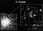 47 Tucanae Core: Ground vs. Hubble Image