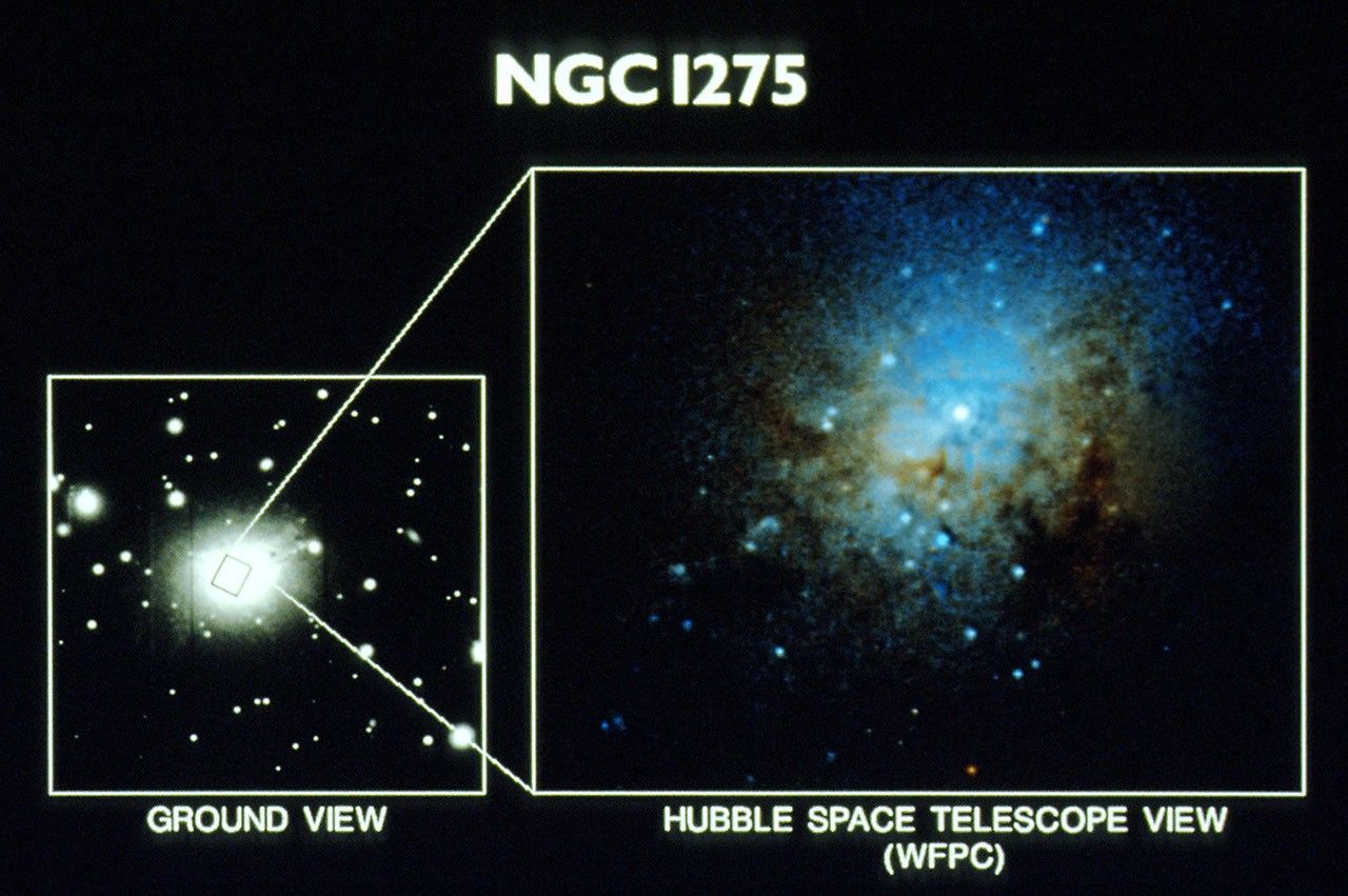 Globular Clusters at the Core of Elliptical Galaxy NGC 1275