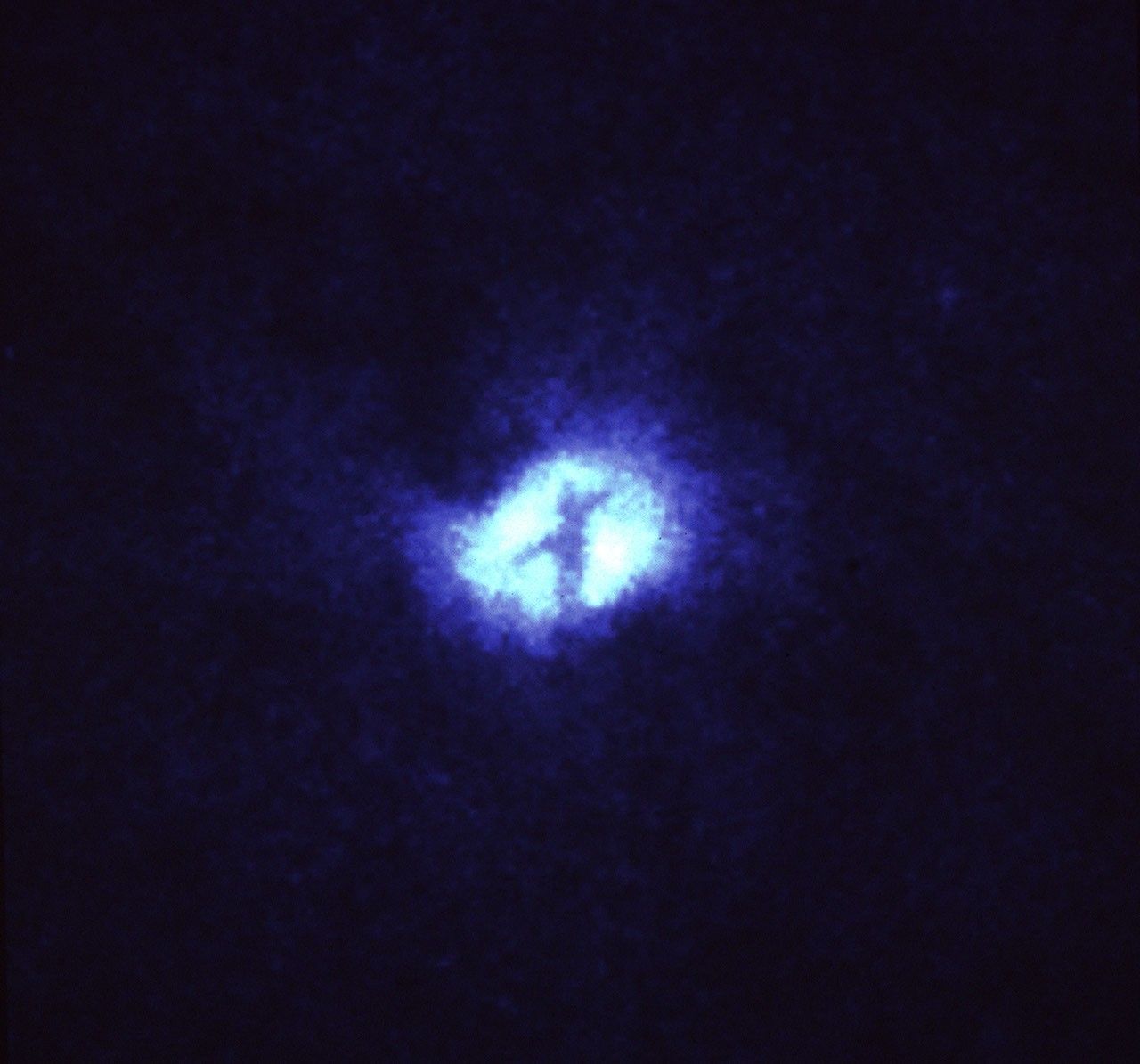 "X" Structure at Core of Whirlpool Galaxy (M51)