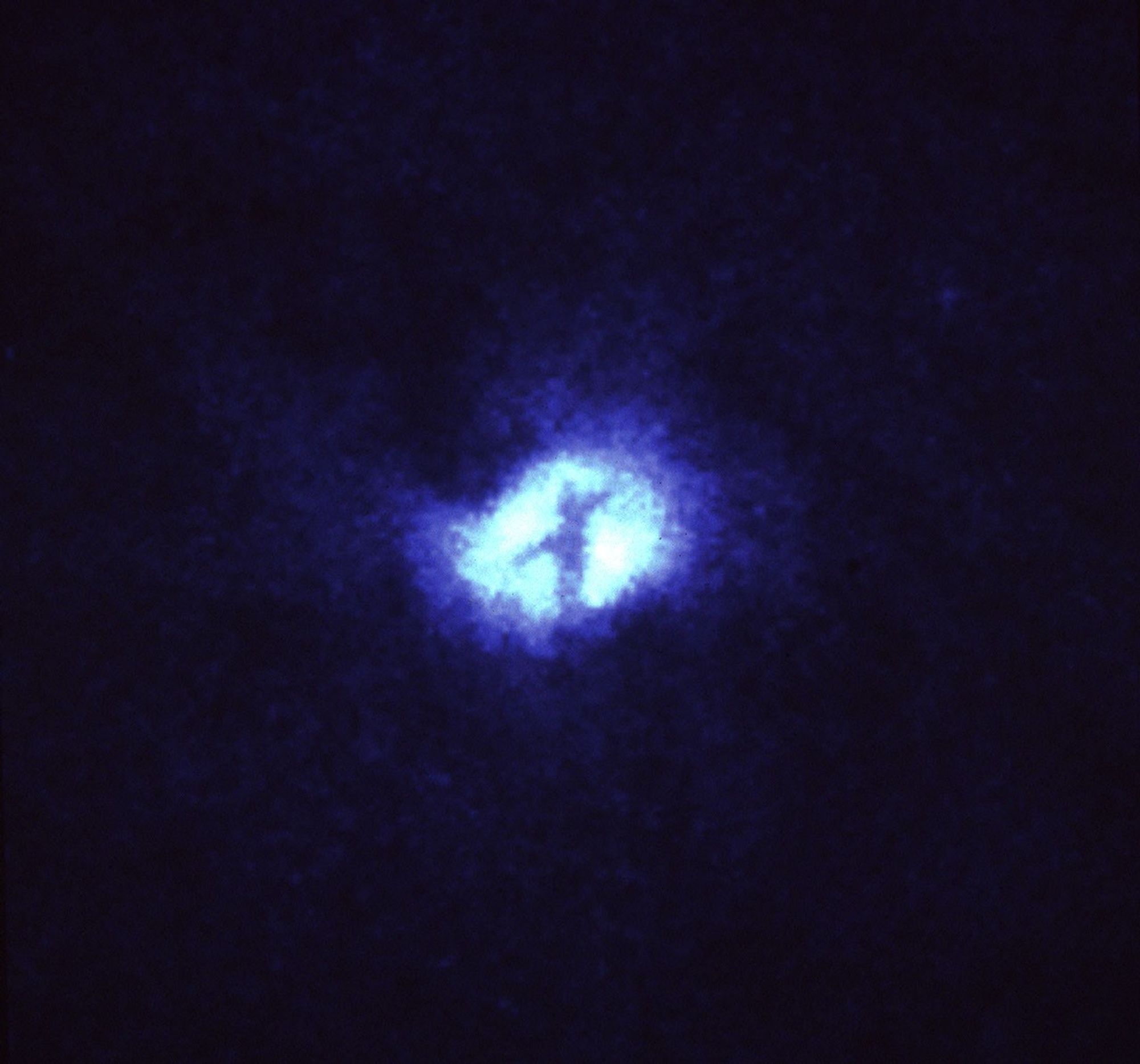 "X" Structure at Core of Whirlpool Galaxy (M51)
