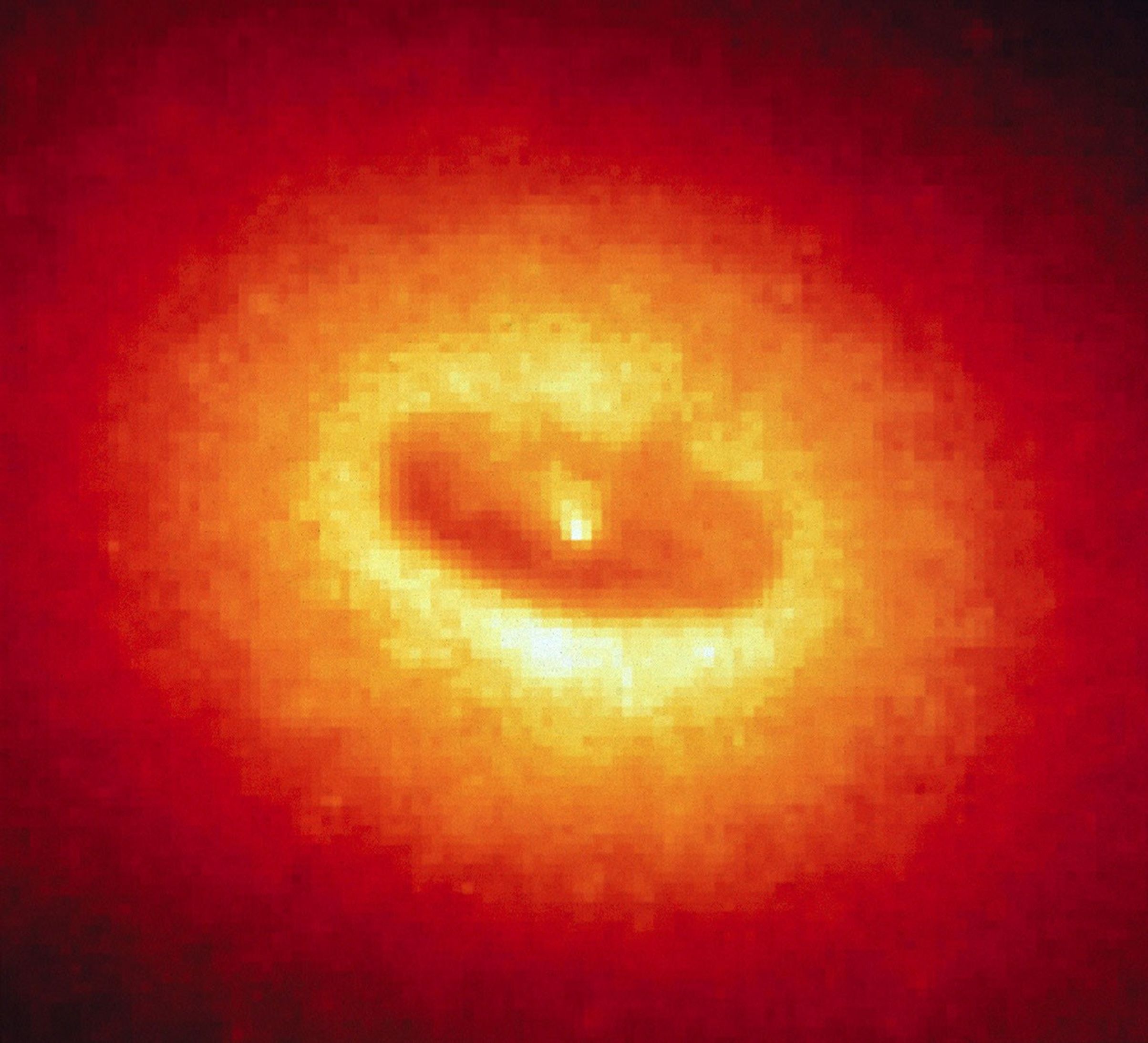 Giant Disk of Cold Gas and Dust Fuels Possible Black Hole at the Core of NGC 4261