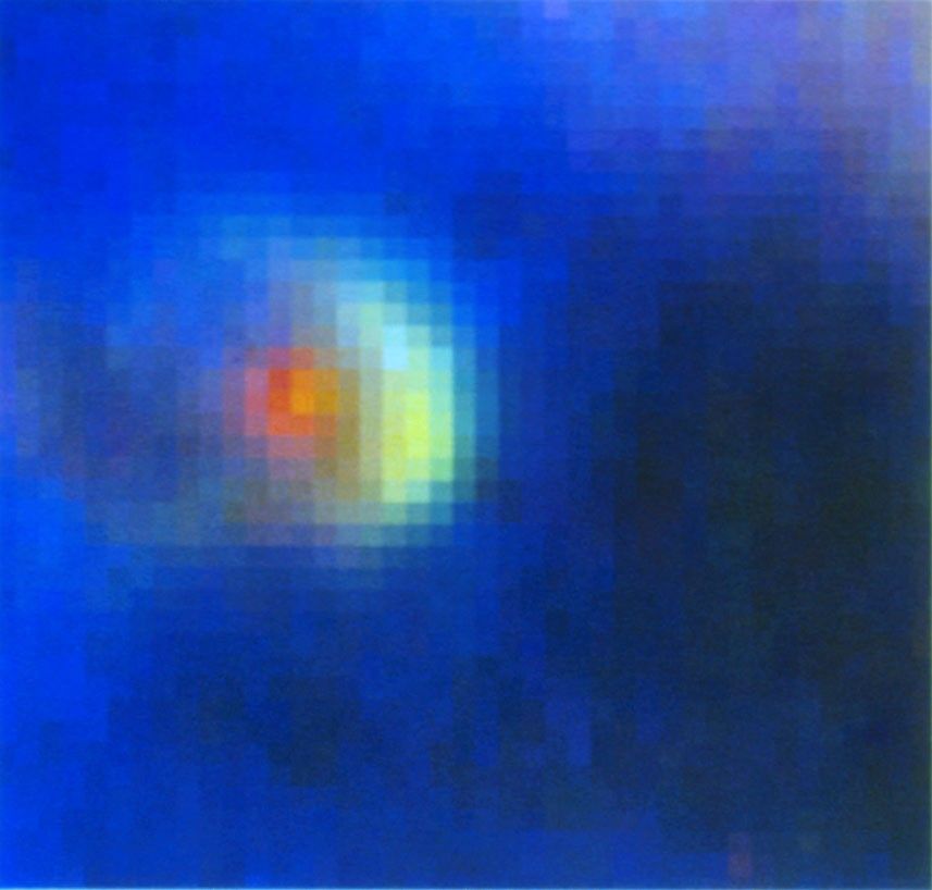 Close-up of Three Protoplanetary Disks in the Orion Nebula