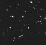 A Cluster of Galaxies Four Billion Light-years Away