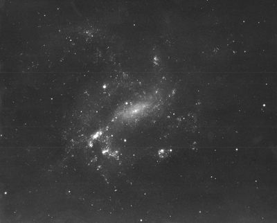 Ground-based Image of Seyfert Galaxy NGC 4395