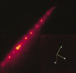 Hubble Telescope Image of the "String of Pearls Comet"