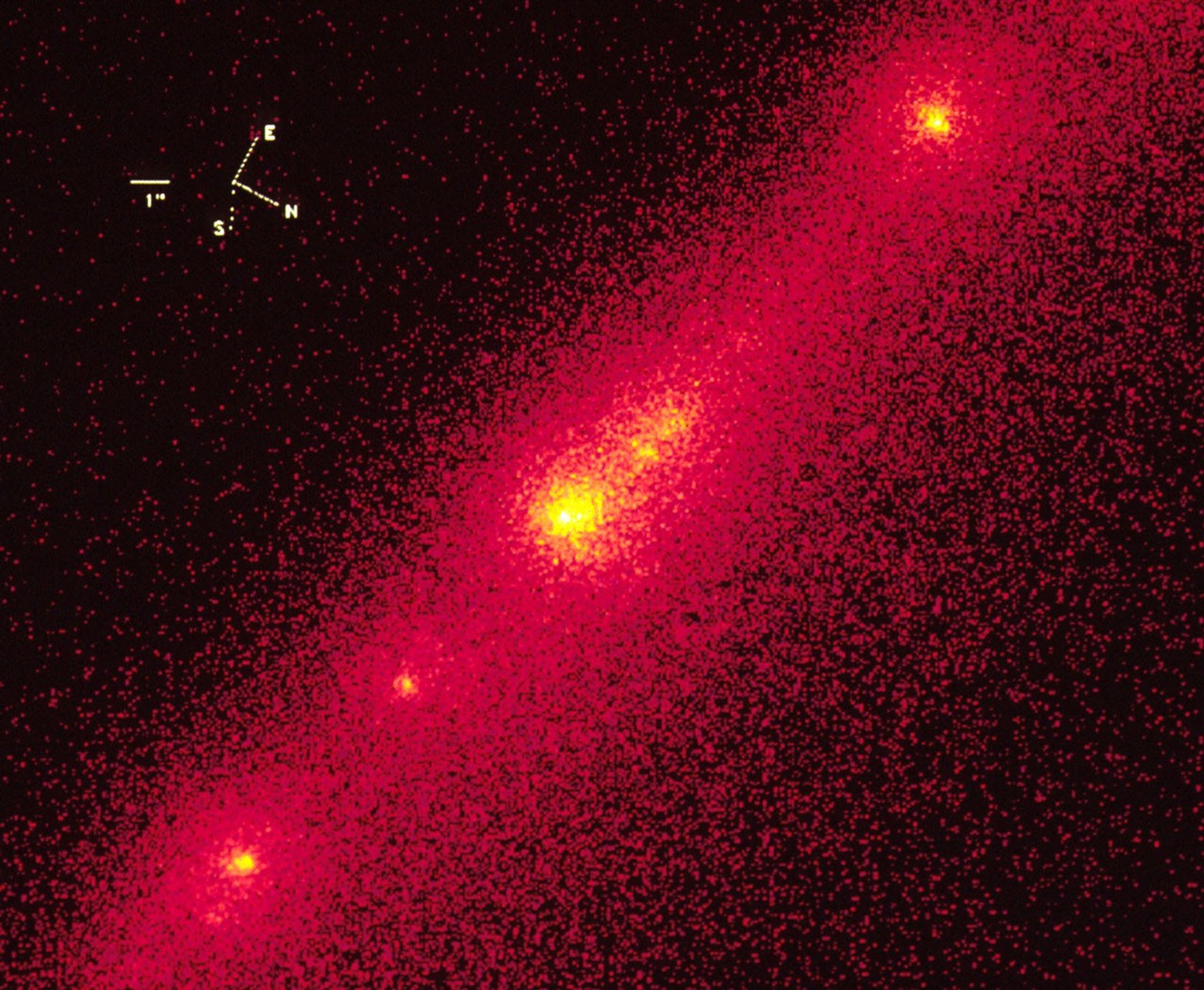 Close-Up of Bright Nucleus in Comet P/Shoemaker-Levy 9