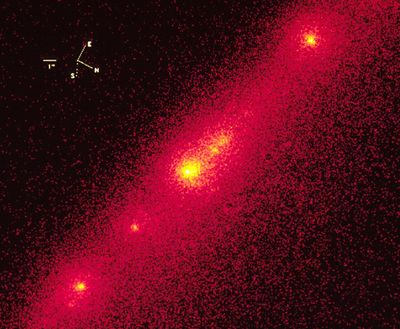 Close-Up of Bright Nucleus in Comet P/Shoemaker-Levy 9
