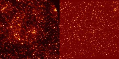 Hubble Images of Star Cluster 47 Tucanae Before and After Astronauts Fixed Hubble’s Flaw
