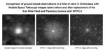 Hubble Space Telescope Images of a Bright Star in the Large Magellanic Cloud