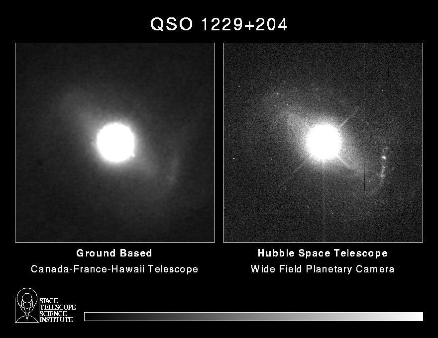 Quasar Lies in Core of Colliding Galaxy