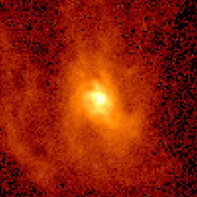 Hubble Measures Velocity of Gas Orbiting Black Hole