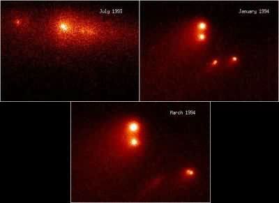 Comet P/Shoemaker-Levy 9 "Gang of Four"