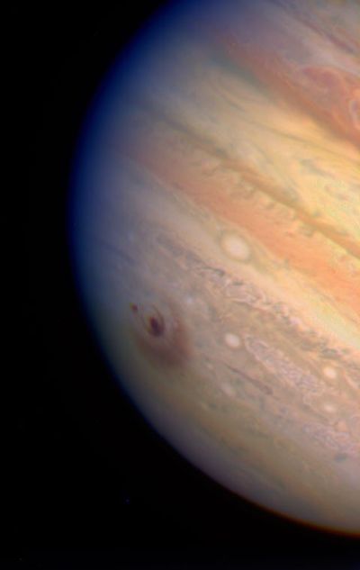 Comet Shoemaker-Levy 9 Impact Sites on Jupiter