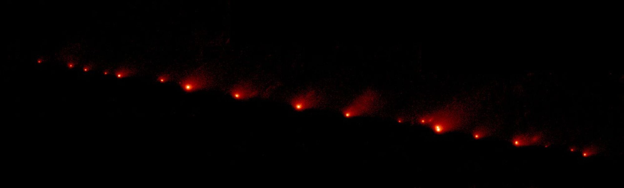 Panoramic Picture of Comet P/Shoemaker-Levy 9