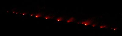 Panoramic Picture of Comet P/Shoemaker-Levy 9