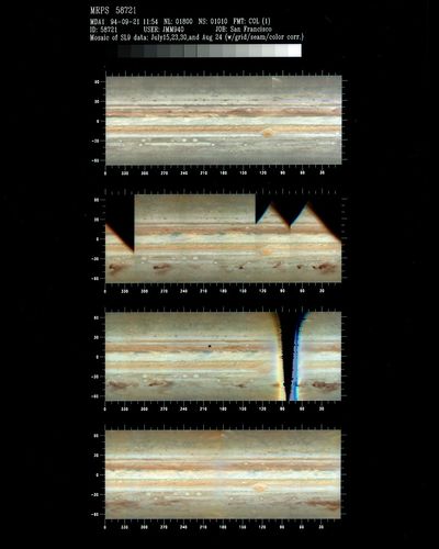 Jupiter Mapping Traces Changes in Comet P/Shoemaker-Levy 9 Impact Sites