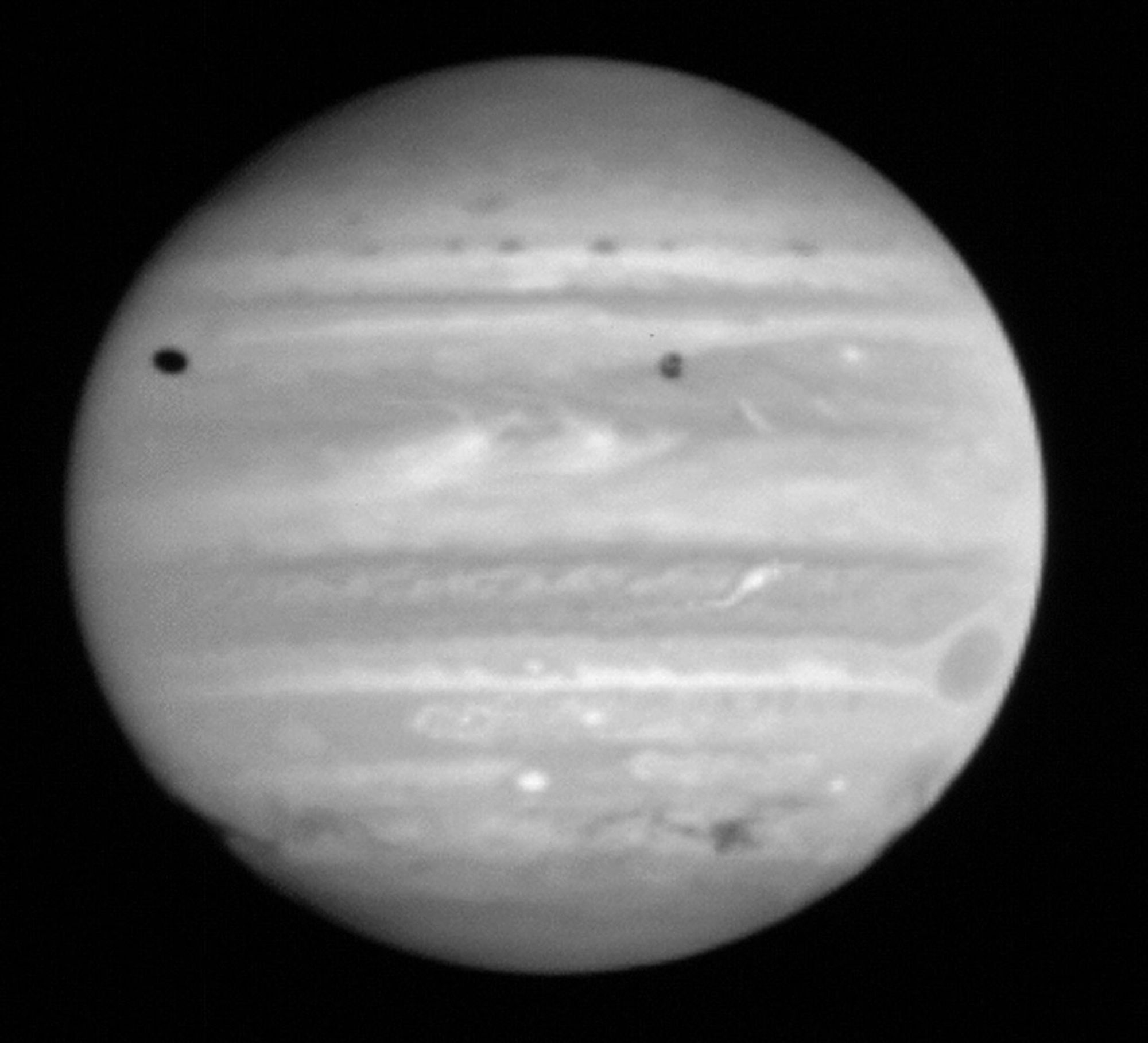 Comet Shoemaker-Levy 9 Impact Sites on Jupiter