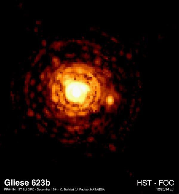 Gliese 623b: One of the Smallest Stars in the Universe