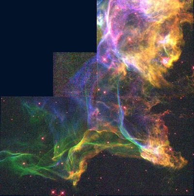 The Cygnus Loop Nebula: Shockwave from a Stellar Explosion